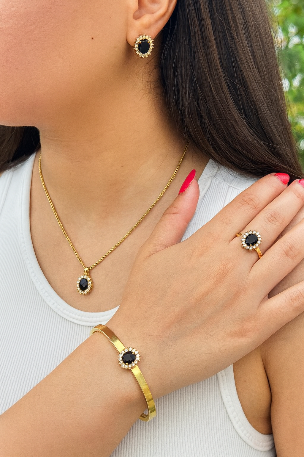 طقم المجوهرات الملكي – 4 قطع Parure Marcuz – édition luxe (4pcs)